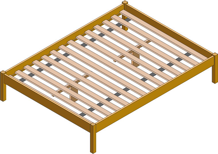 Hardwood Slat Kit Diagram